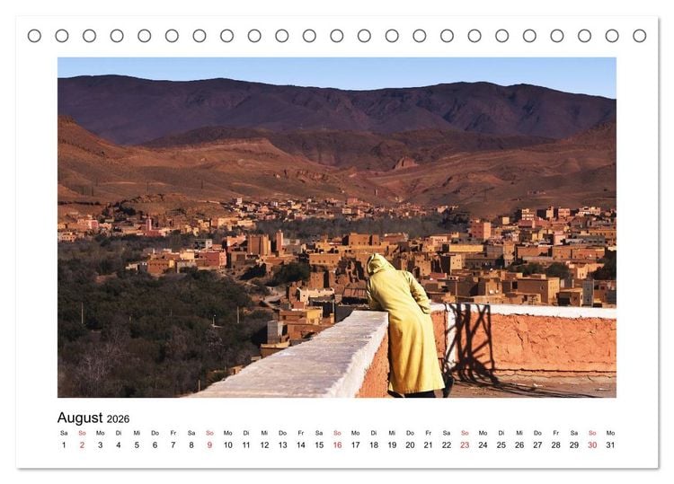 Produktbild: Marokko (Tischkalender 2026 DIN A5 quer), CALVENDO Monatskalender