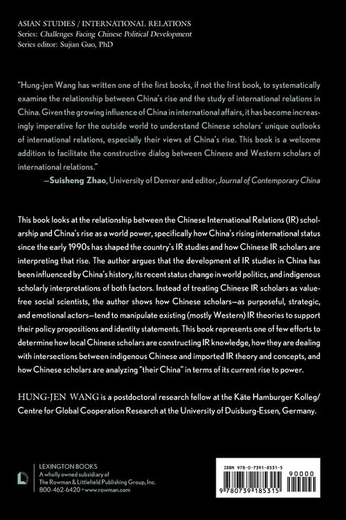 Produktbild: Rise of China and Chinese International Relations Scholarship