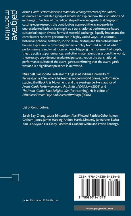 Produktbild: Avant-Garde Performance and Material Exchange