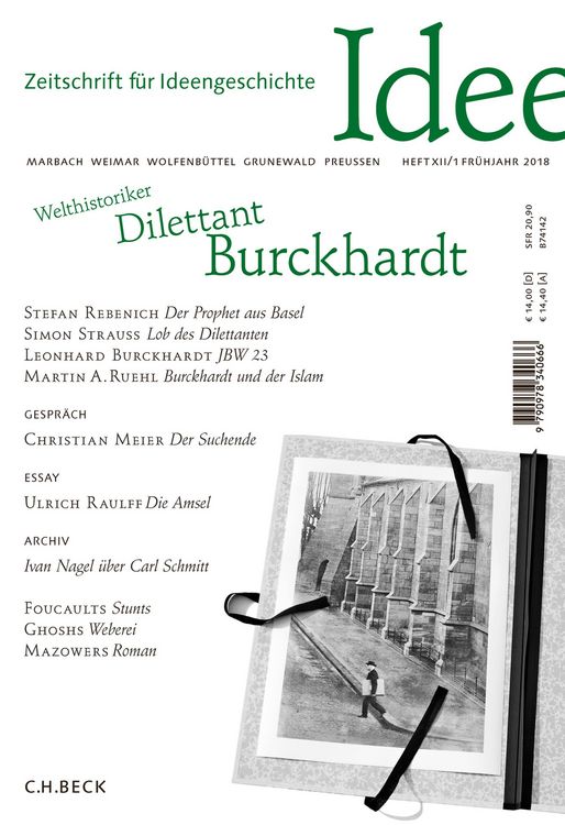 Produktbild: Zeitschrift f&uuml;r Ideengeschichte Heft XII/1 Fr&uuml;hjahr 2018