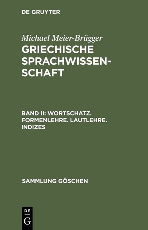 Produktbild: Wortschatz. Formenlehre. Lautlehre. Indizes