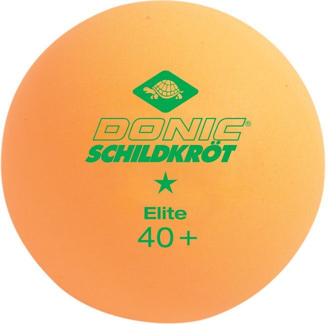 Donic-Schildkröt - Tischtennisball 1-Stern Elite, Poly 40+ Qualität, 6 ...