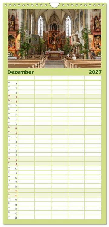 Produktbild: Familienplaner 2027 - Oberstdorf und Umgebung mit 5 Spalten (Wandkalender, 21 x 45 cm) CALVENDO