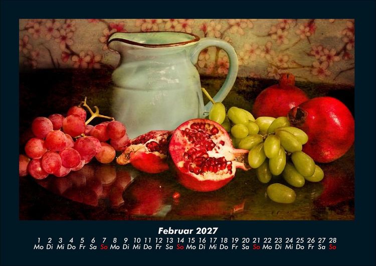 Produktbild: Obstkalender 2027 Fotokalender DIN A4