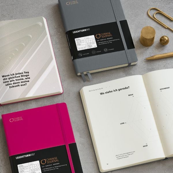 Produktbild: Change Journal Medium A5 Anthrazit Deutsch