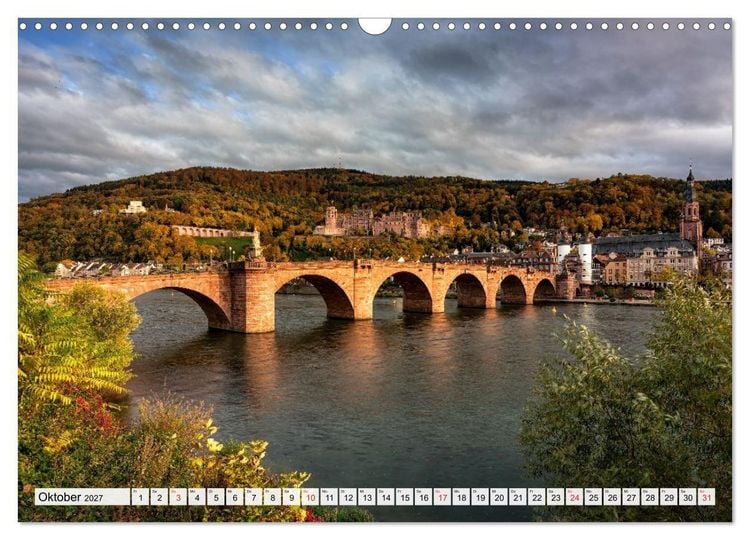 Produktbild: Heidelberg - Die romantische Stadt am Fluss (Wandkalender 2027 DIN A3 quer), CALVENDO Monatskalender
