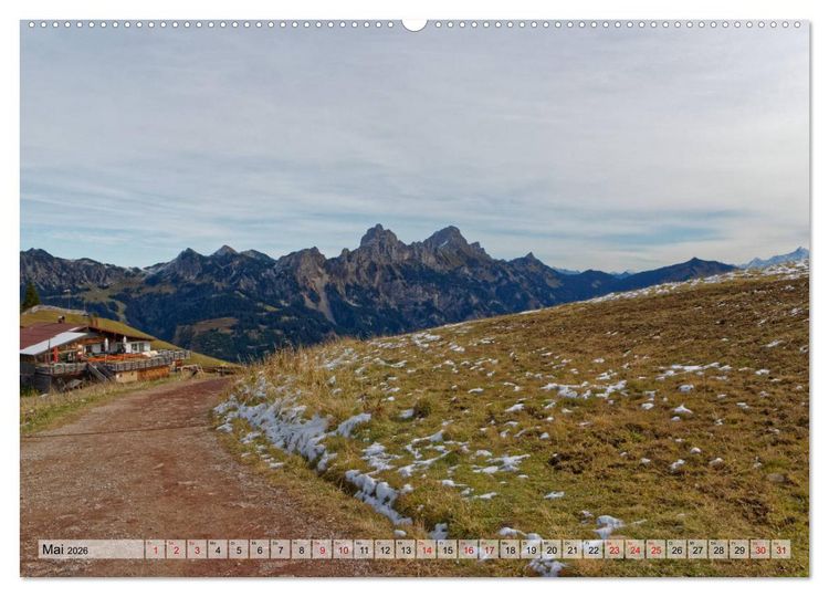 Produktbild: Herbst im Tannheimer Tal - Impressionen von Schattwald bis Nesselw&auml;ngle (Wandkalender 2026 DIN A2 quer), CALVENDO Monatskalender