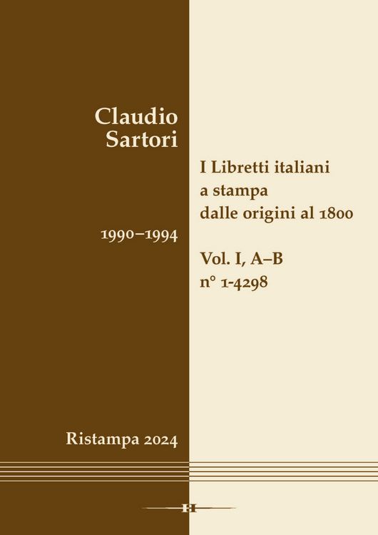 Produktbild: I libretti italiani a stampa dalle origini al 1800. Catalogo analitico con 16 indici
