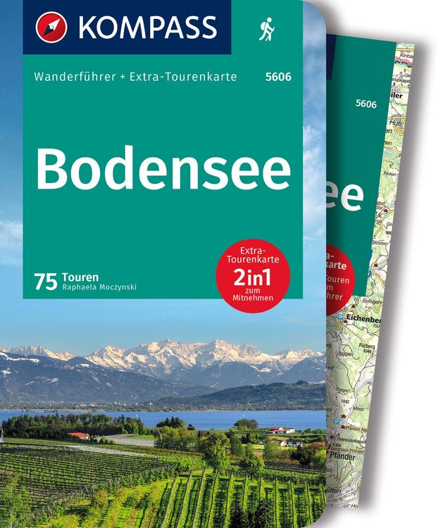 Produktbild: KOMPASS Wanderf&uuml;hrer Bodensee, 75 Touren