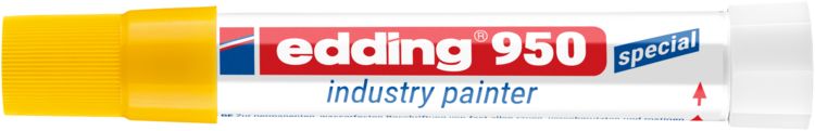 Produktbild: Pastenmarker edding 950 4-950005 Farbe gelb Strichst&auml;rke bis zu 10 mm