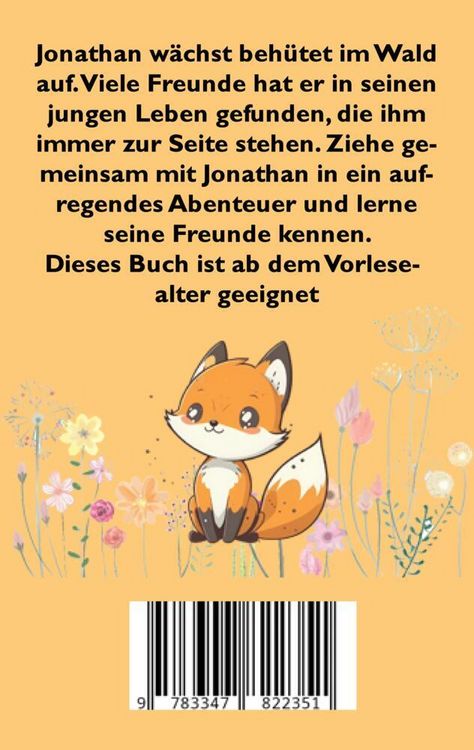 Produktbild: Jonathan das kleine Fuchskind