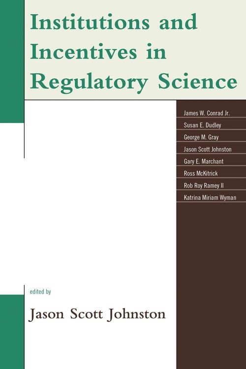 Produktbild: Institutions and Incentives in Regulatory Science