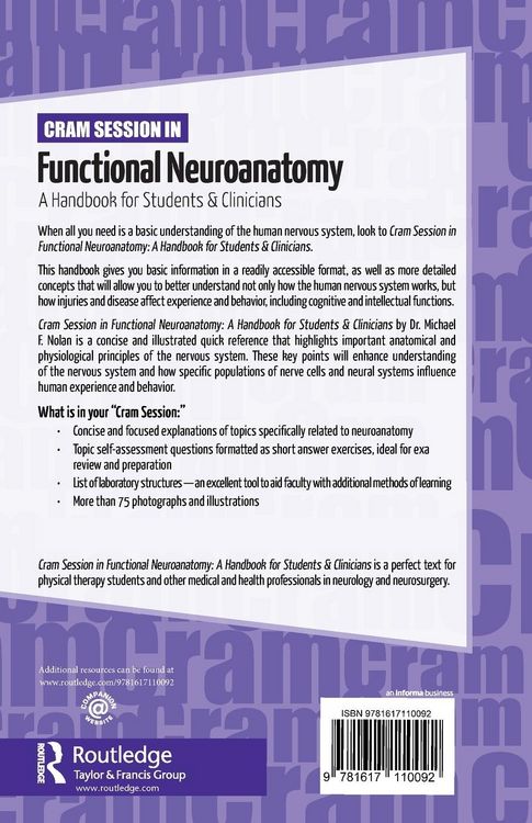 Produktbild: Cram Session in Functional Neuroanatomy