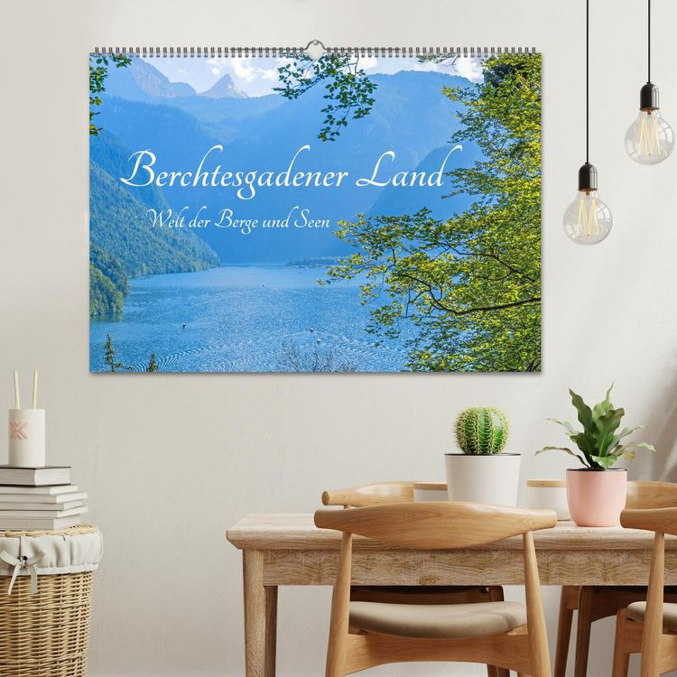 Produktbild: Berchtesgadener Land - Welt der Berge und Seen (Wandkalender 2026 DIN A2 quer), CALVENDO Monatskalender