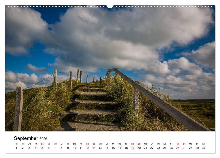 Produktbild: Langeoog &ndash; Ein Herbst auf der Insel des Lebens (Wandkalender 2026 DIN A2 quer), CALVENDO Monatskalender