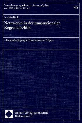 Produktbild: Netzwerke in der transnationalen Regionalpolitik