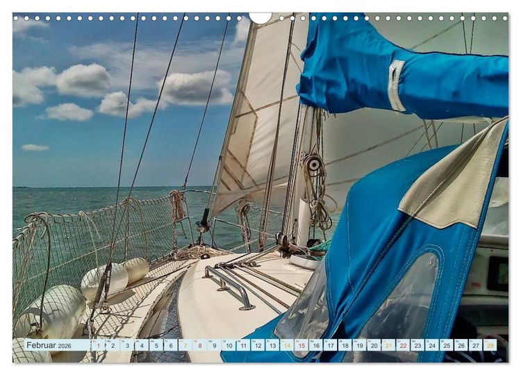 Produktbild: Segelyacht - Freiheit und Abenteuer (Wandkalender 2026 DIN A3 quer), CALVENDO Monatskalender