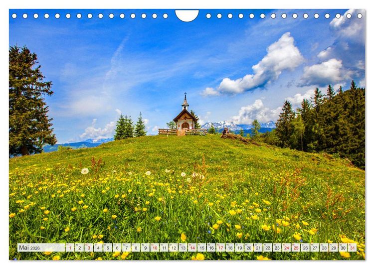 Produktbild: Sch&ouml;ne Gr&uuml;&szlig;e aus Goldegg (Wandkalender 2026 DIN A4 quer), CALVENDO Monatskalender