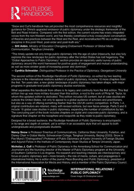 Produktbild: Routledge Handbook of Public Diplomacy