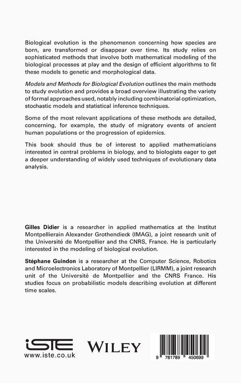 Produktbild: Models and Methods for Biological Evolution