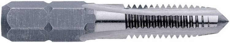 Produktbild: Einschnittgewindebohrer HSSG 1/4 Zoll 6KT-Bit M10x21mm EXACT