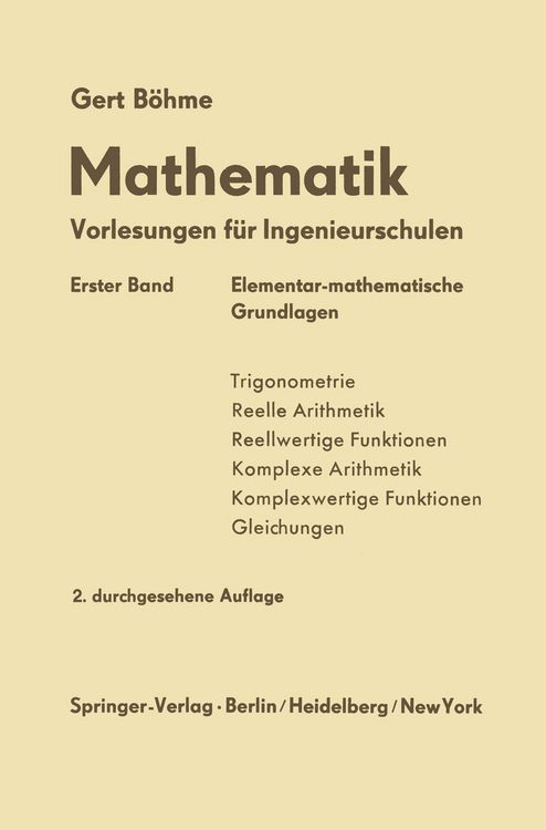 Produktbild: Elementar-mathematische Grundlagen