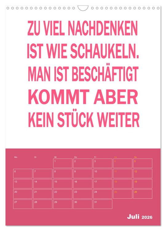 Produktbild: Memo an mich mit Jahresplaner (Wandkalender 2026 DIN A3 hoch), CALVENDO Monatskalender