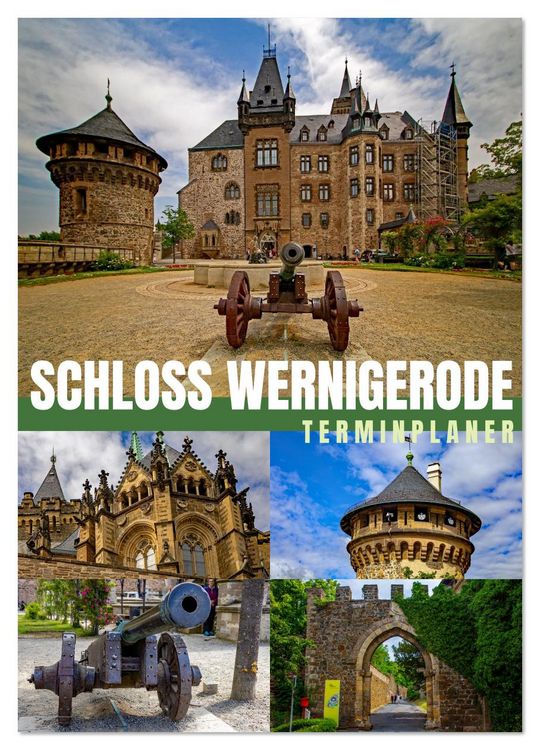Produktbild: Schloss Wernigerode - Terminplaner (Wandkalender 2026 DIN A3 hoch), CALVENDO Monatskalender
