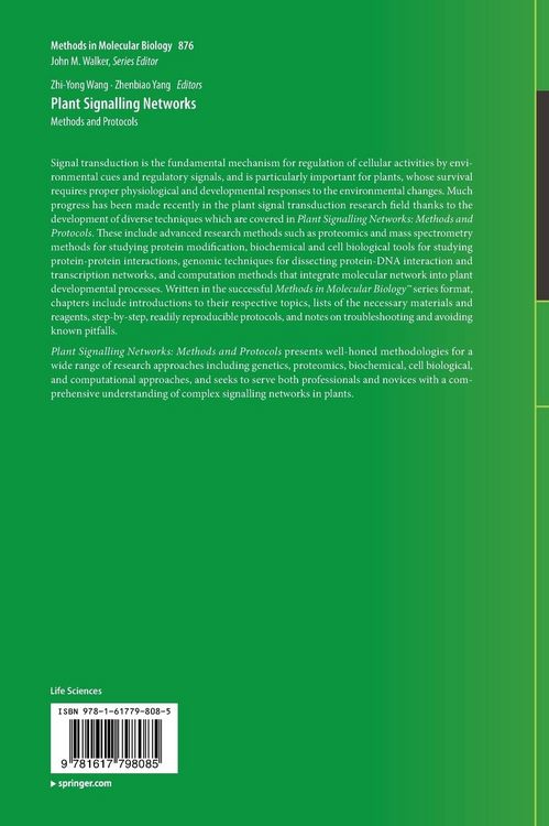 Produktbild: Plant Signalling Networks