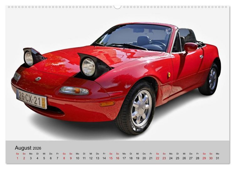 Produktbild: Japanische Oldtimer (Wandkalender 2026 DIN A2 quer), CALVENDO Monatskalender