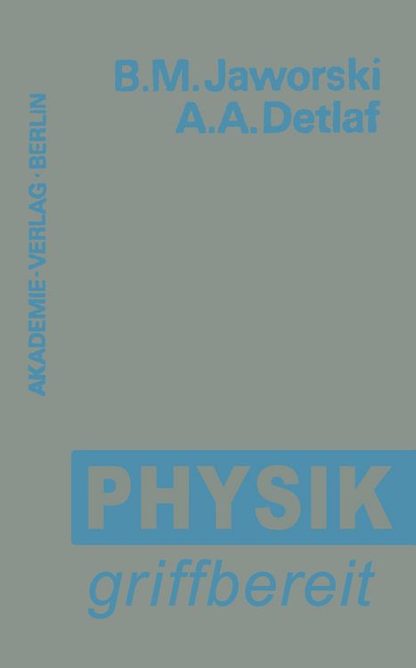 Produktbild: Physik griffbereit