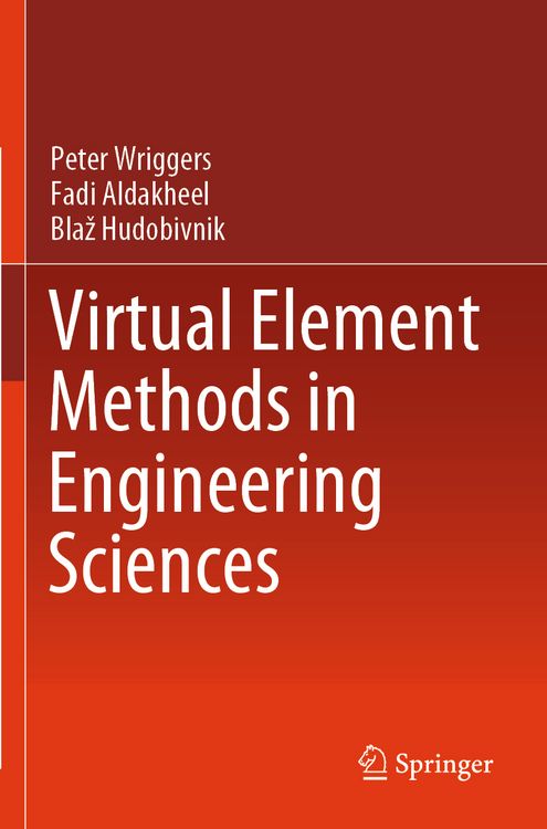 Produktbild: Virtual Element Methods in Engineering Sciences