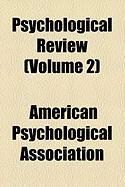 Produktbild: Psychological Review (Volume 2)