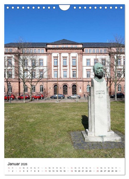 Produktbild: Darmstadt 2026 Bilder vom Frankfurter Taxifahrer Petrus Bodenstaff (Wandkalender 2026 DIN A4 hoch), CALVENDO Monatskalender