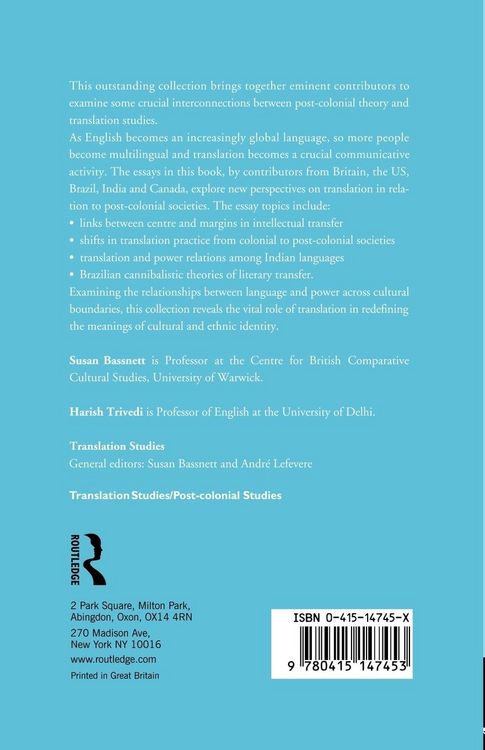 Produktbild: Postcolonial Translation