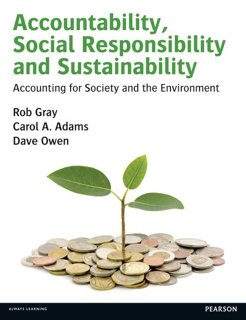 Produktbild: Accountability, Social Responsibility and Sustainability: Accounting for Society and the Environment