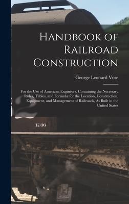 Produktbild: Handbook of Railroad Construction