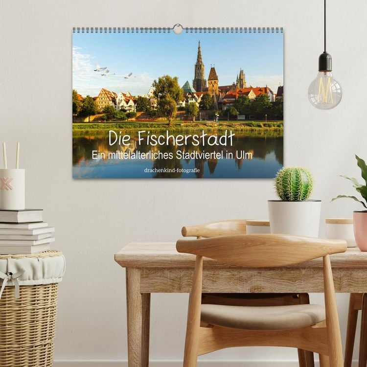 Produktbild: Die Fischerstadt - Ein mittelalterliches Stadtviertel in Ulm (Wandkalender 2026 DIN A3 quer), CALVENDO Monatskalender