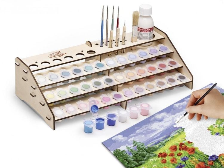 Produktbild: Schipper 605214708 - Organizer für Farben und Pinsel, Malen nach Zahlen
