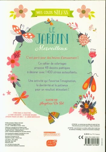 Produktbild: Le jardin merveilleux : 1400 strass autocollants