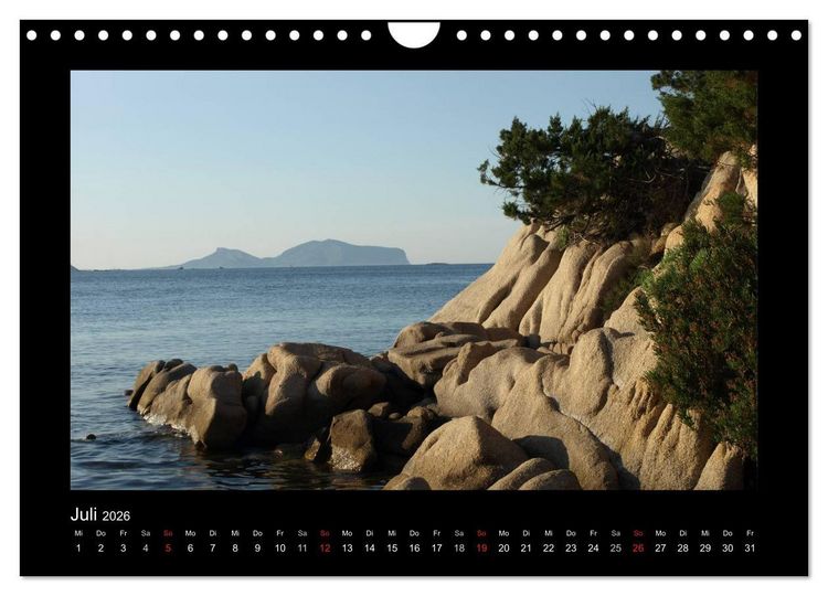 Produktbild: Sardinien (Wandkalender 2026 DIN A4 quer), CALVENDO Monatskalender