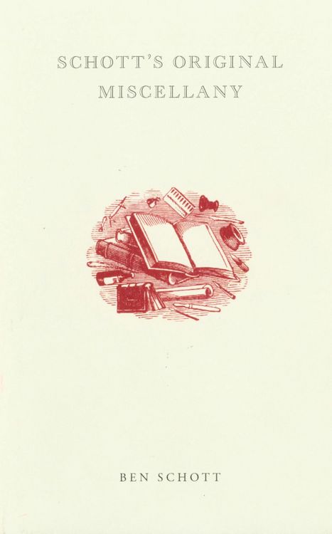 Produktbild: Schott's Original Miscellany