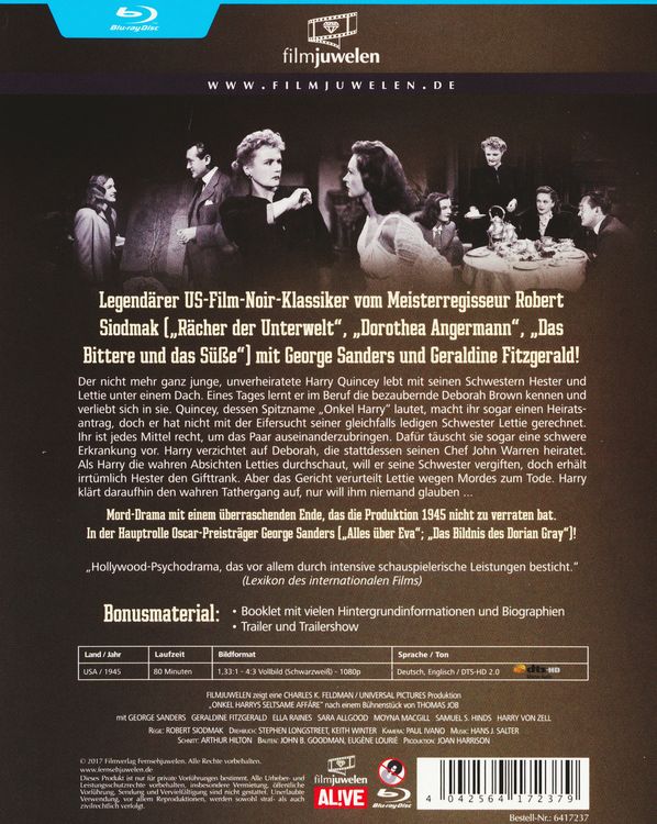 Produktbild: Onkel Harrys seltsame Aff&auml;re - filmjuwelen (+ Schuber)