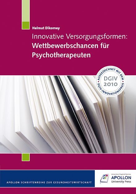 Produktbild: Innovative Versorgungsformen: Wettbewerbschancen f&uuml;r Psychotherapeuten