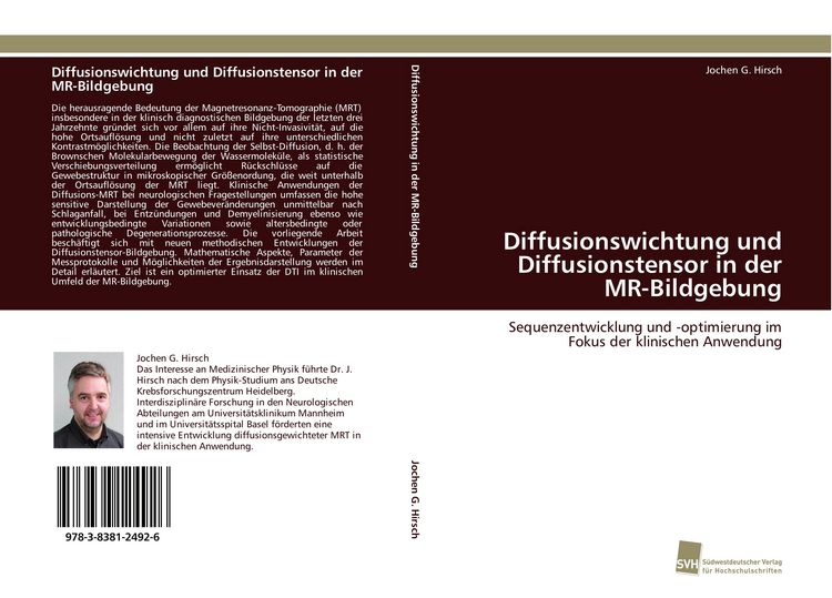 Produktbild: Diffusionswichtung und Diffusionstensor in der MR-Bildgebung
