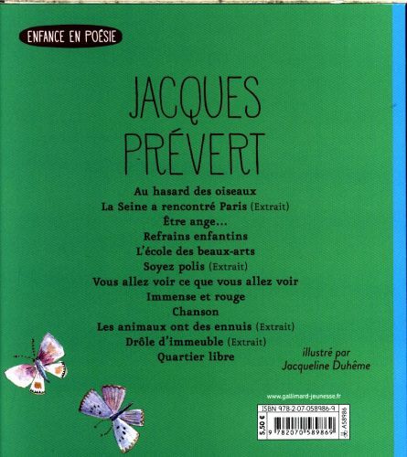 Produktbild: Au hasard des oiseaux... et autres po&egrave;mes