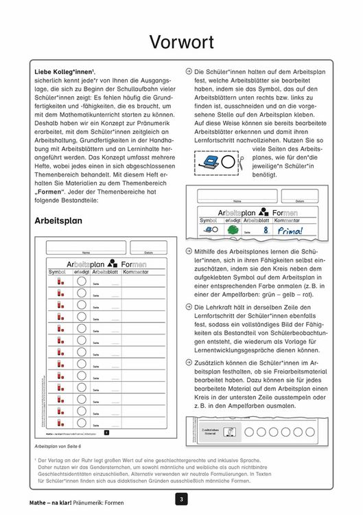 Produktbild: Mathe - na klar! Pr&auml;numerik: Formen