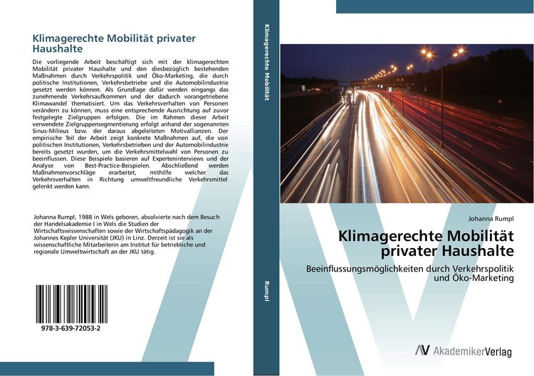 Produktbild: Klimagerechte Mobilit&auml;t privater Haushalte