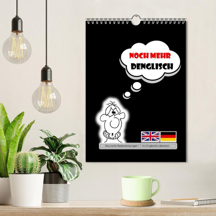Produktbild: Noch mehr DENGLISCH (Wandkalender 2026 DIN A4 hoch), CALVENDO Monatskalender