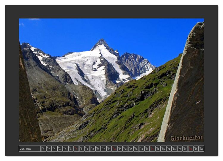 Produktbild: Der Gro&szlig;glockner 3798m (hochwertiger Premium Wandkalender 2026 DIN A2 quer), Kunstdruck in Hochglanz